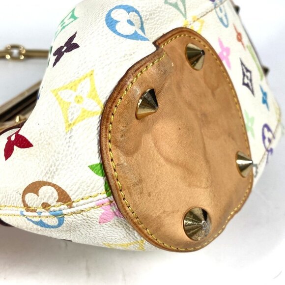 LOUIS VUITTON White Monogram Shoulder Bag - Picture 5 of 16